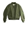 Givenchy Zip Pocket Cotton Jacket In Green