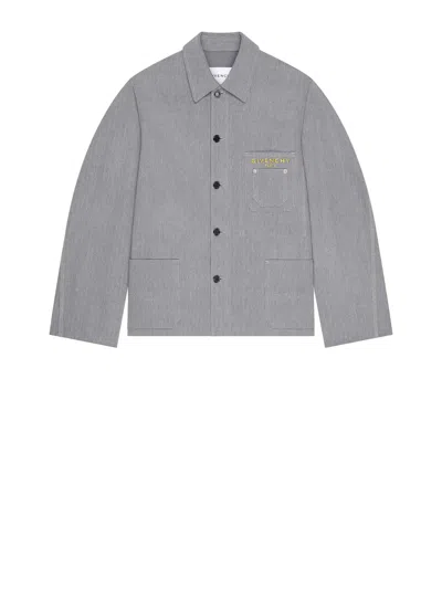 Givenchy Coats Grey In Gray