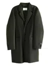 Givenchy Coat In Wool And Cashmere In Green