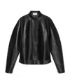 Givenchy Coccon Collared Long-sleeve Shirt In Black