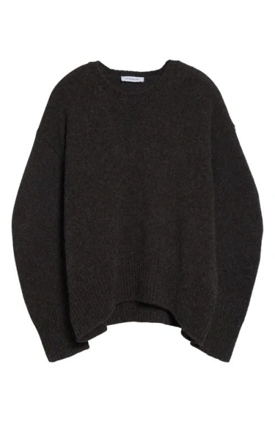 Givenchy Coccon Sleeve Crewneck Sweater In Black