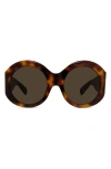Givenchy Cocoon 56mm Round Sunglasses In Multi