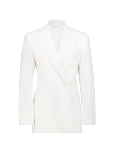 Givenchy Cocoon Blazer In White