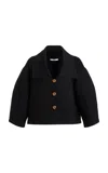 Givenchy Cocoon Buttoned Jacket In Multi