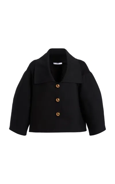 Givenchy Cocoon Buttoned Jacket In Multi