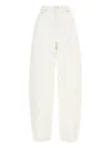 Givenchy Balloon Leg Denim Pants In White