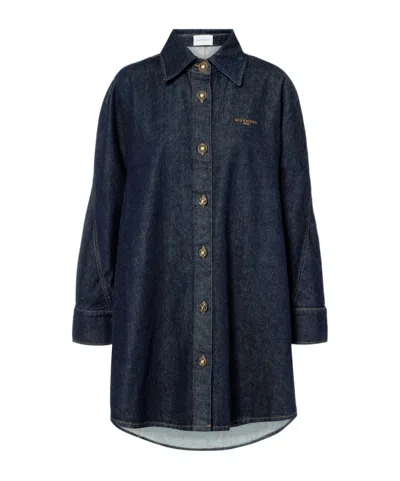 Givenchy Cocoon Denim Shirt In Blue