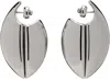 Givenchy Cocoon Earrings In Silver