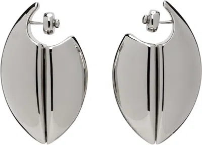 Givenchy Cocoon Earrings In Silver
