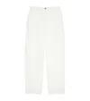 Givenchy Cocoon Pants In White Denim In White