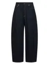Givenchy Mid-rise Barrel-leg Denim Cocoon Trousers