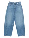Givenchy Cocoon Pants In Washed Denim In Blue