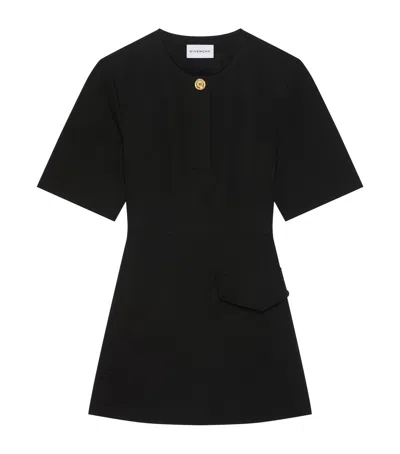 Givenchy Cocoon Mini Dress In Black