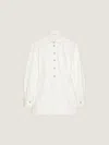 Givenchy Cocoon Mini Dress In White Denim In White