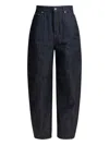Givenchy Balloon-fit Denim Jeans With Classic Texture In Blue