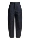 Givenchy Balloon-fit Denim Jeans With Classic Texture In Blue