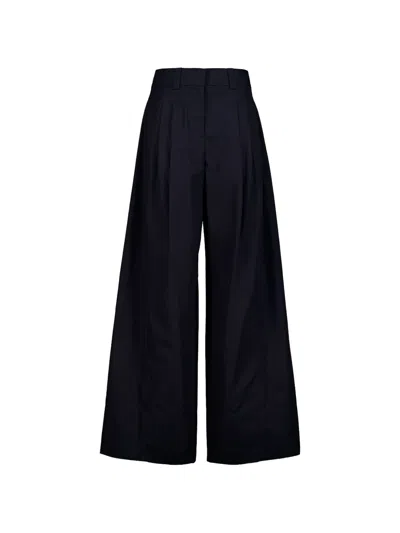 Givenchy Cocoon Pants In Cotton In Black
