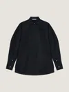 Givenchy Cocoon Shirt In Poplin With  Embroidery In Black