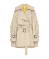 Givenchy Double-breasted Cotton Trench Coat In White
