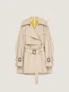 Givenchy Double-breasted Cotton Trench Coat In White