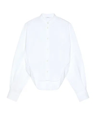 GIVENCHY COCOON SLASHED SHIRT IN POPLIN