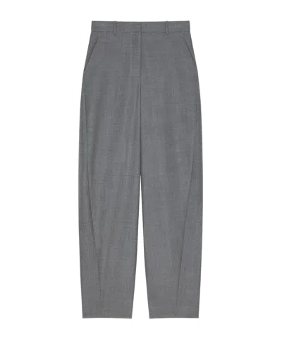 Givenchy Cocoon Tailored Pants In Wool In Gray