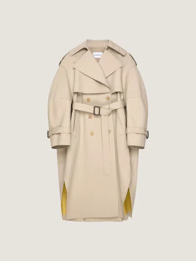 Givenchy Cocoon Trench In Cotton