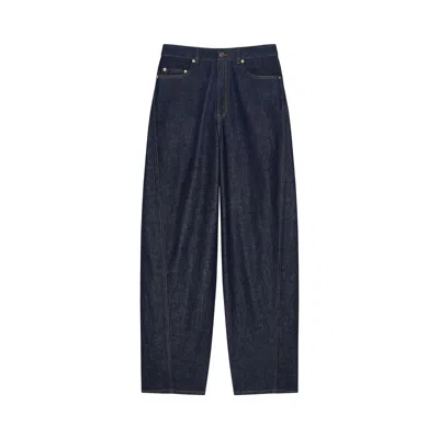 Pre-owned Givenchy Cocoon Trousers 'dark Blue' | Women's Size 25