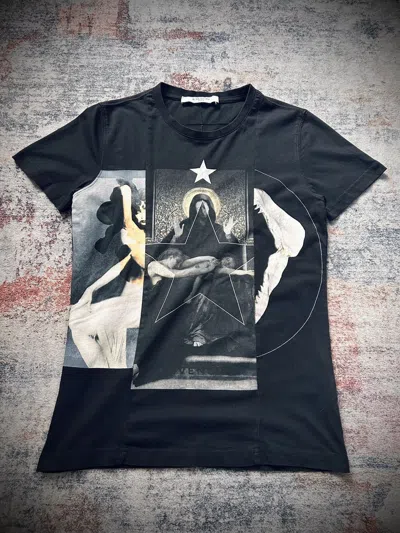 Pre-owned Givenchy Collage Tee In Black