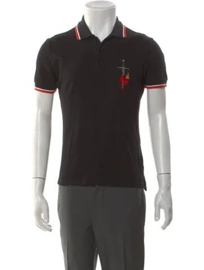 Pre-owned Givenchy Collar Short Sleeve Polo Shirt In Gray