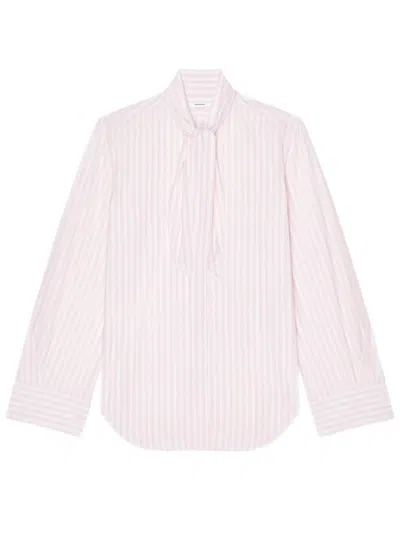 Givenchy Collar With Mini Bow Detail Shirt In Rosa