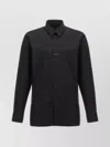 Givenchy Logo Engraved Metal Clip Long-sleeved Shirt