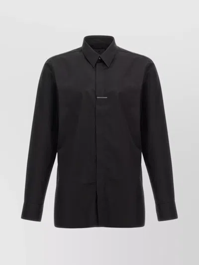 Givenchy Virgin Wool Shirt In Black