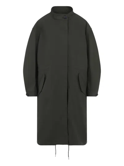 GIVENCHY COLLARED DRAWSTRING PARKA COAT