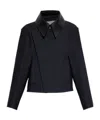 Givenchy Collared Long-sleeved Casual Jacket In Black