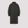 Givenchy Cotton Jacket With Back Slit And Drawstrings In Black
