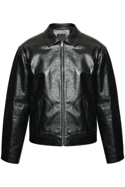 Givenchy Leather Jacket In Black