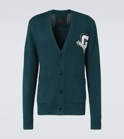 GIVENCHY COLLEGE COTTON CARDIGAN 