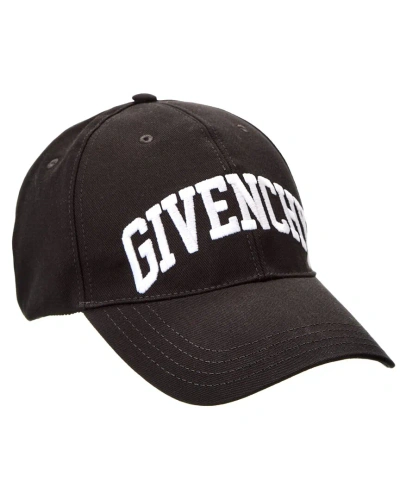 Givenchy College Embroidered Cap In Black