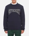 GIVENCHY COLLEGE EMBROIDERY CREWNECK SWEATER