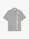 GIVENCHY GIVENCHY COLLEGE SHIRT IN FLEECE