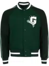 Givenchy College Varsity Jacket In Wool In Green