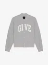GIVENCHY GIVENCHY COLLEGE VARSITY JACKET IN FLEECE