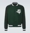 Givenchy College Varsity Jacket In Wool In Green