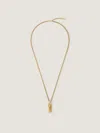 Givenchy Tape Necklace In Metal And Enamel In Gold