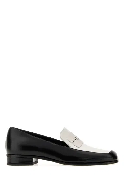 Givenchy Colorblock Calf Leather Loafer In Black