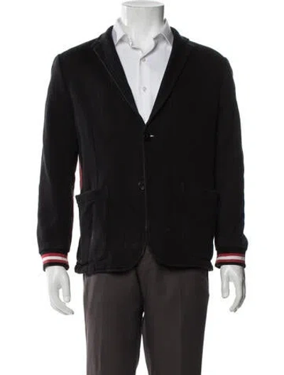 Pre-owned Givenchy Colorblock Pattern Jacket In Black