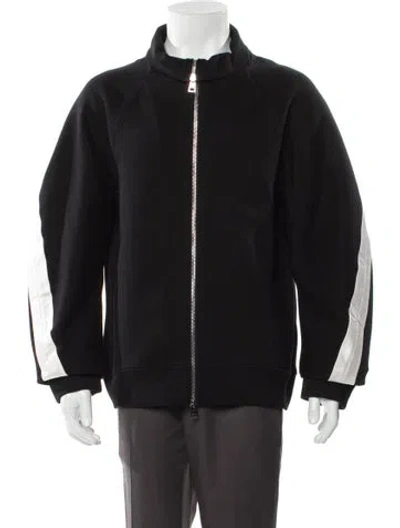 Pre-owned Givenchy Colorblock Pattern Jacket W/ Tags In Black