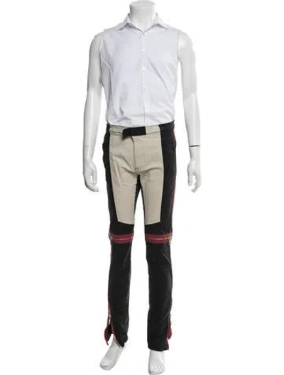 Pre-owned Givenchy Colorblock Pattern Joggers In Multi