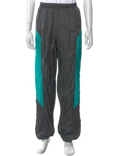 Pre-owned Givenchy Colorblock Pattern Pants In Gray